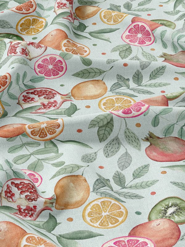 projekt wzoru w owoce tropikalne do pobrania na tkaniny i tapety